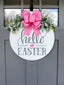 🐰Easter Welcome Bunny Door Sign🌸