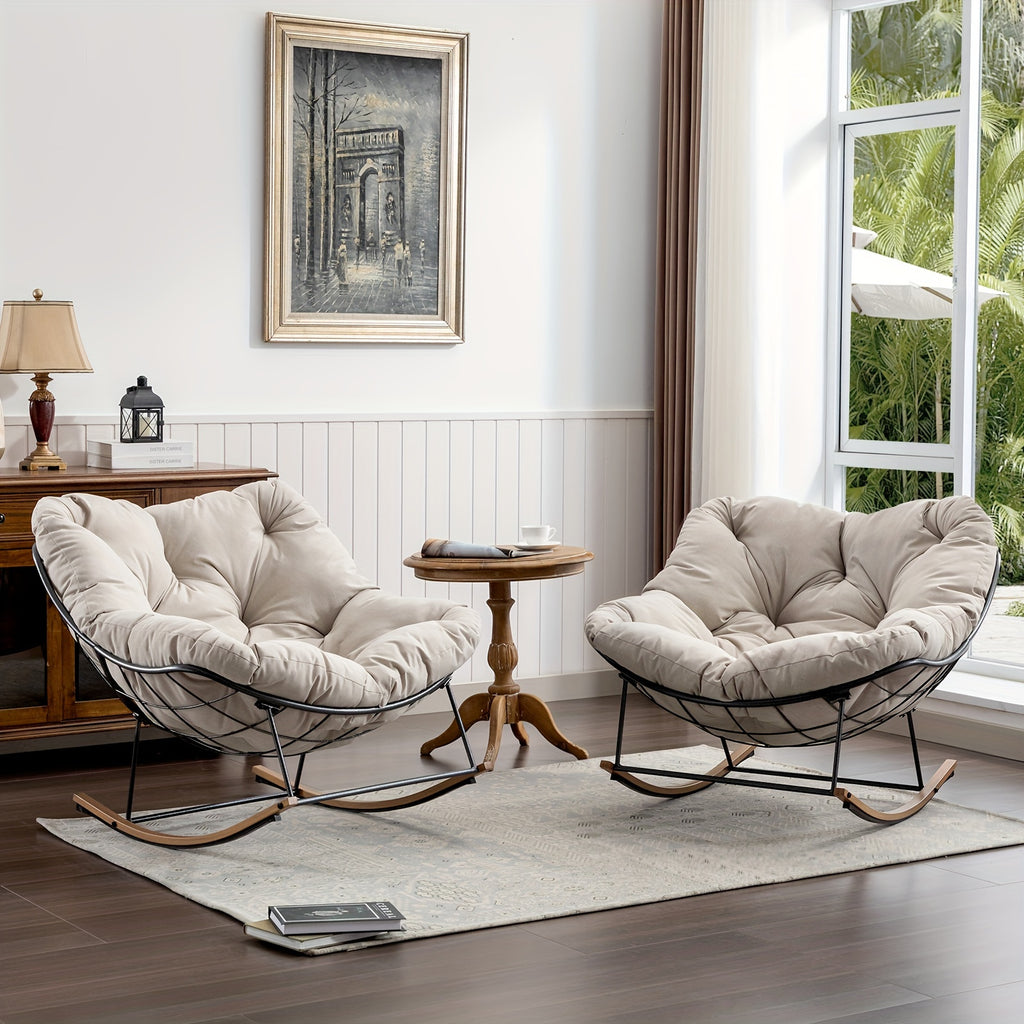 💥Clearance Sale💥Buy 2 Get 2 Free 💝Patio Oversized Upholstered Rocker Chair