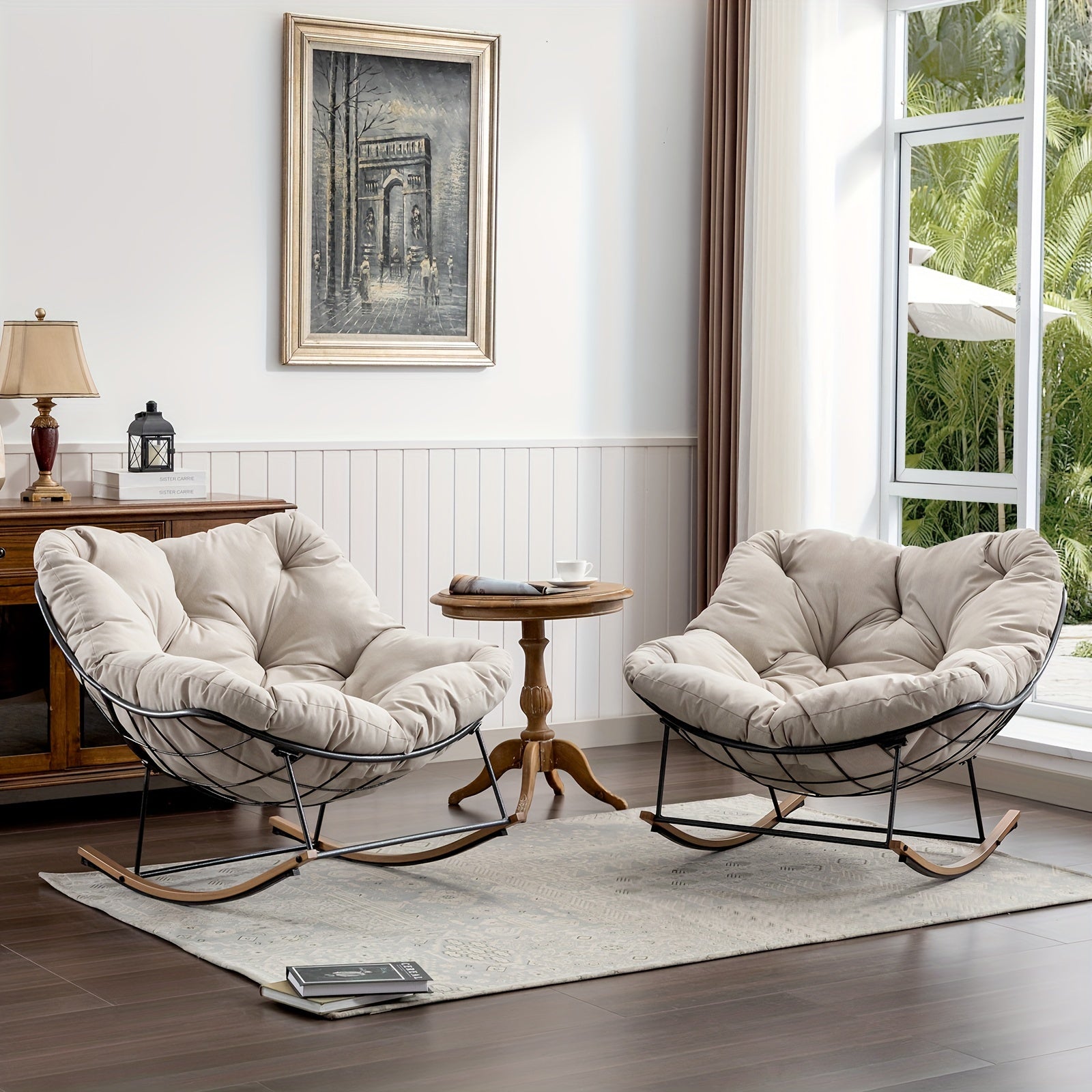💥Clearance Sale💥Buy 2 Get 2 Free 💝Patio Oversized Upholstered Rocker Chair
