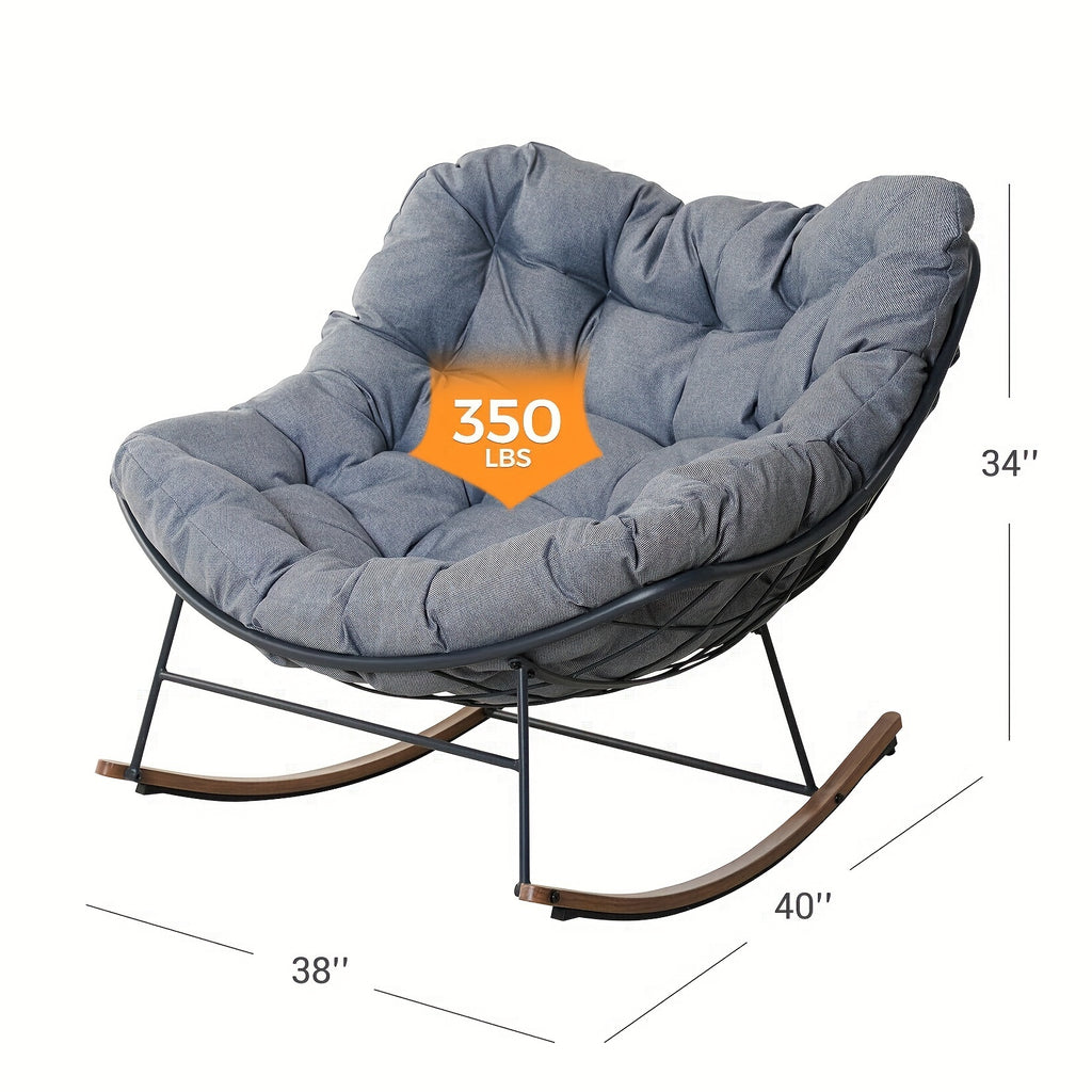 💥Clearance Sale💥Buy 2 Get 2 Free 💝Patio Oversized Upholstered Rocker Chair