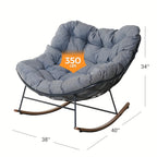 💥Clearance Sale💥Buy 2 Get 2 Free 💝Patio Oversized Upholstered Rocker Chair
