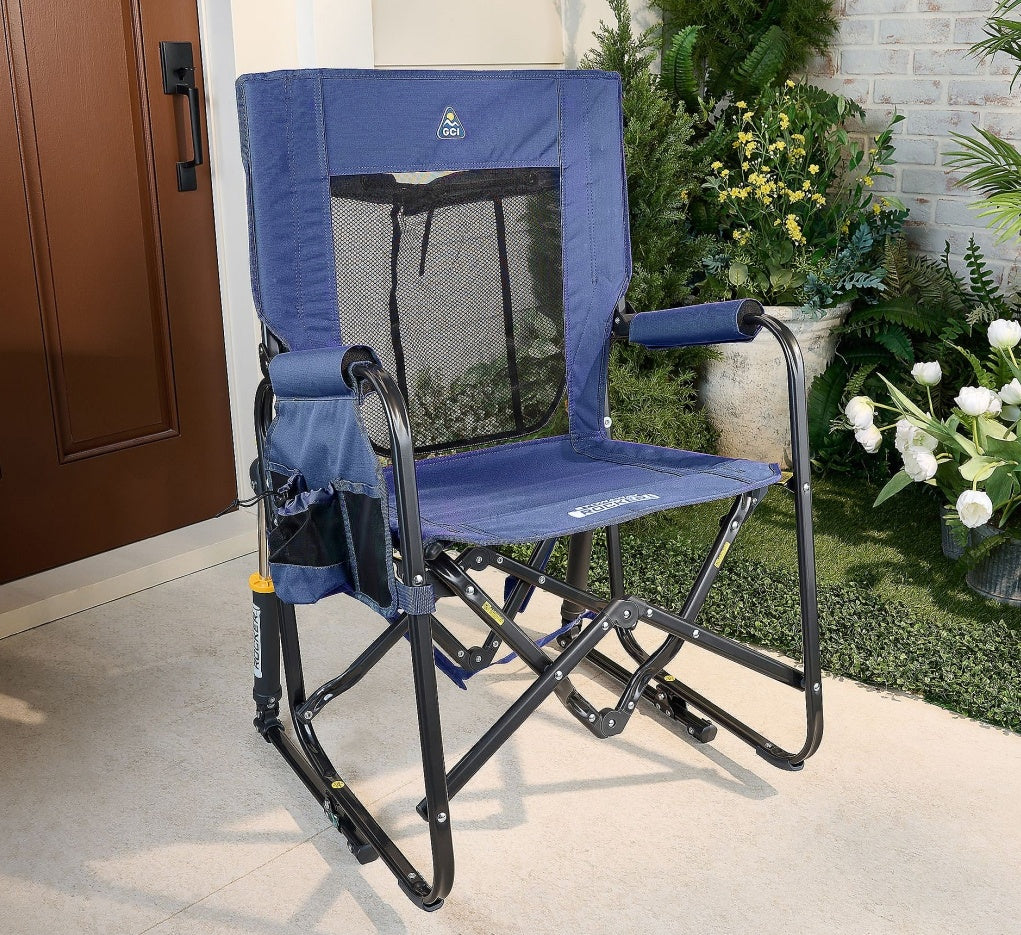 💝Special Offer💥Outdoor Pack Away Portable Rocking Chair✅400-lb Weight Capacity