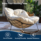 💥Clearance Sale💥Buy 2 Get 2 Free 💝Patio Oversized Upholstered Rocker Chair