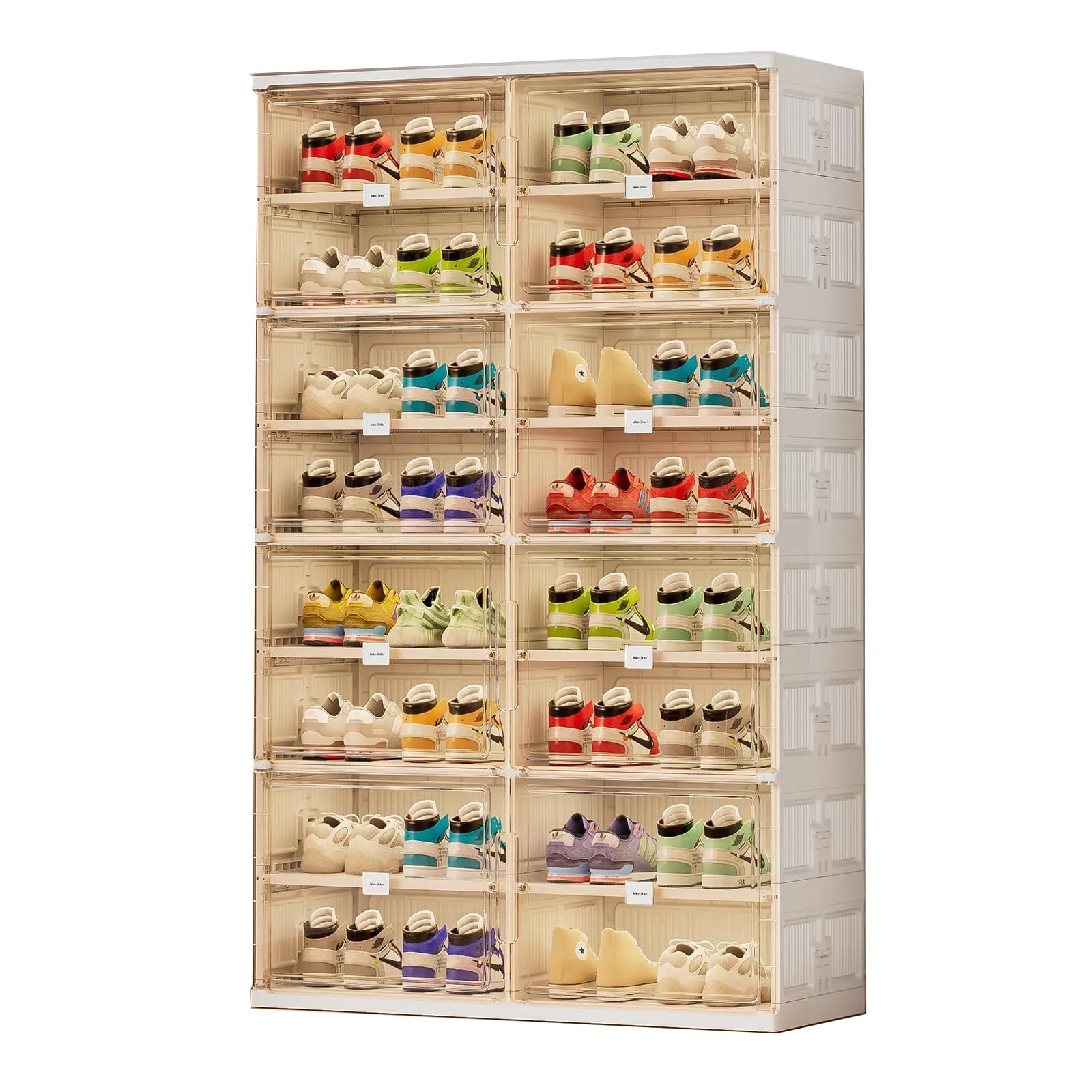 💥Clearance Sale💥Buy 2 Get 2 Free 🔥Foldable Shoe Rack Shoe Box for Closet Entryway