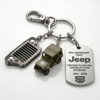 Jeep 85th Anniversary Keychain