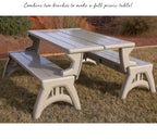 💝Buy 2 get 2 free💥Convert-a-Bench Gen II XL Designer Series Bench-to-Table