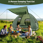 💥Clearance Sale 5-in-1 Camping Tent Cot 🏕️ Air Mattress + Sleeping Bag + Pillow 🛏️ Outdoor Combo