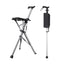 💥LAST DAY SALE - 80% OFF🚶‍♂️Folding stool with crutches💥BEST GIFT FOR ELDERLY PEOPLE