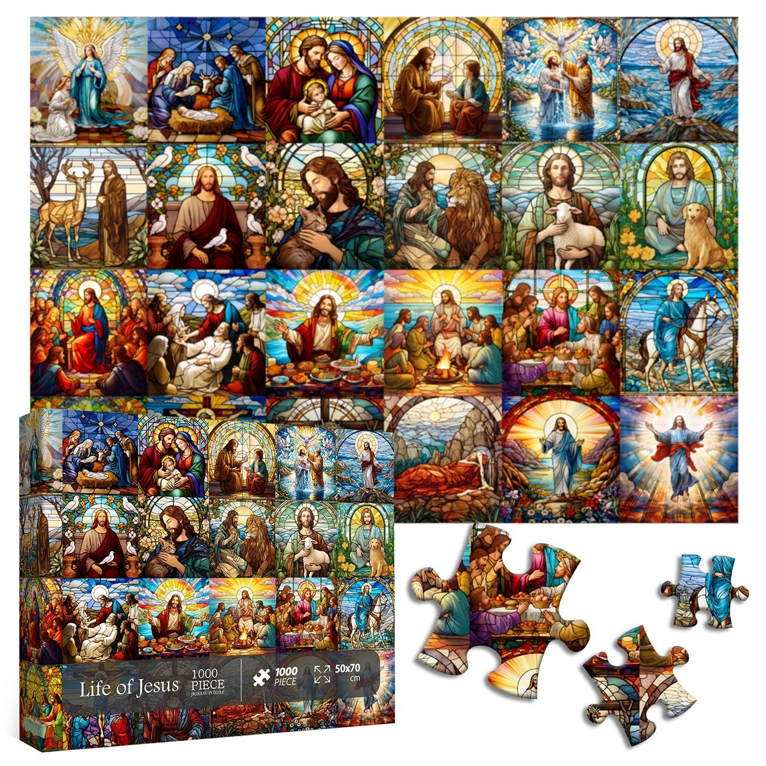 Life of Jesus Jigsaw Puzzles 1000 Pieces Secondary image