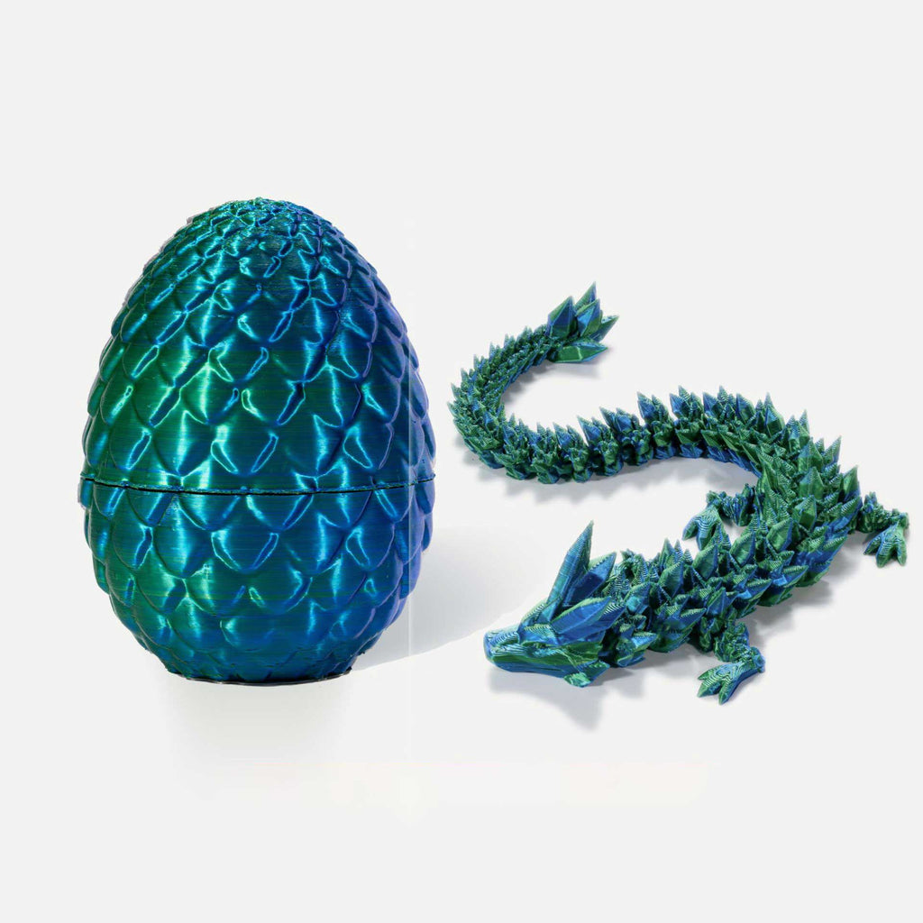 🐉3D-Printed Articulated Crystal Dragon