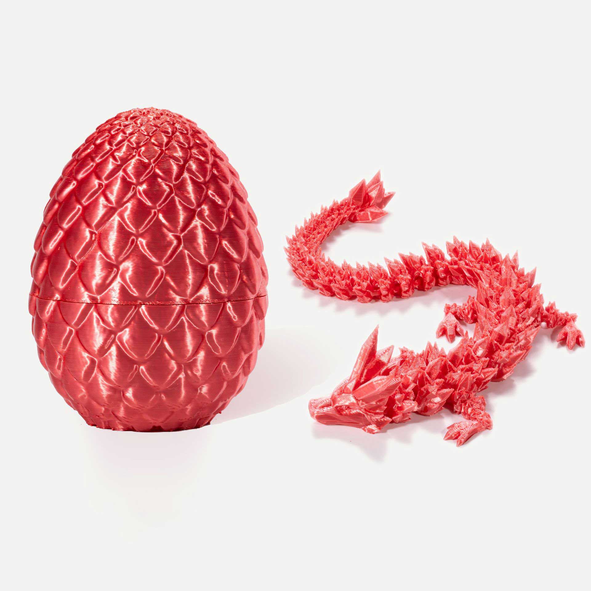 🐉3D-Printed Articulated Crystal Dragon