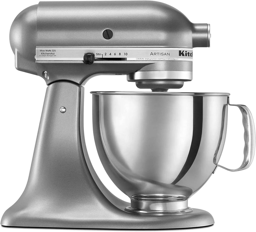 🔥SALE🔥 Tilt-Head Stand Mixer with Pour Fender, 5-Quart Stainless Steel Bowl