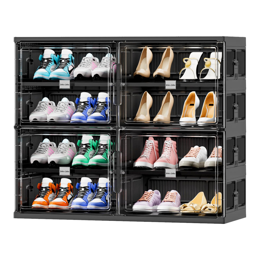 💥Clearance Sale💥Buy 2 Get 2 Free 🔥Foldable Shoe Rack Shoe Box for Closet Entryway