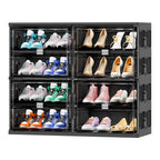 💥Clearance Sale💥Buy 2 Get 2 Free 🔥Foldable Shoe Rack Shoe Box for Closet Entryway
