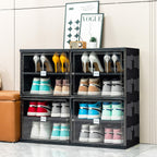 💥Clearance Sale💥Buy 2 Get 2 Free 🔥Foldable Shoe Rack Shoe Box for Closet Entryway