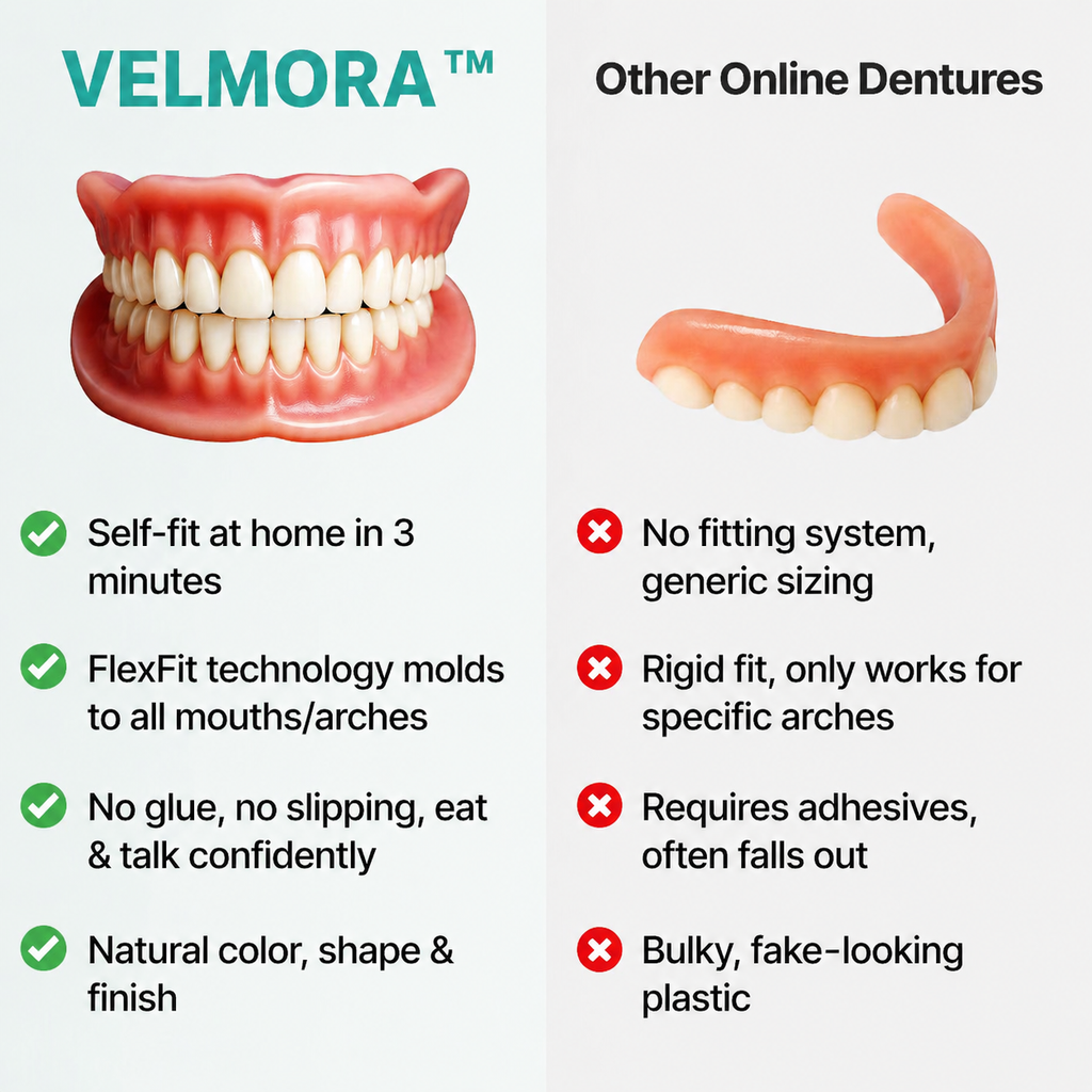 👑 Mother's Day Blowout: 70% OFF Ends Tonight! 🏆 Custom-Fit Dentures | Smile with Confidence