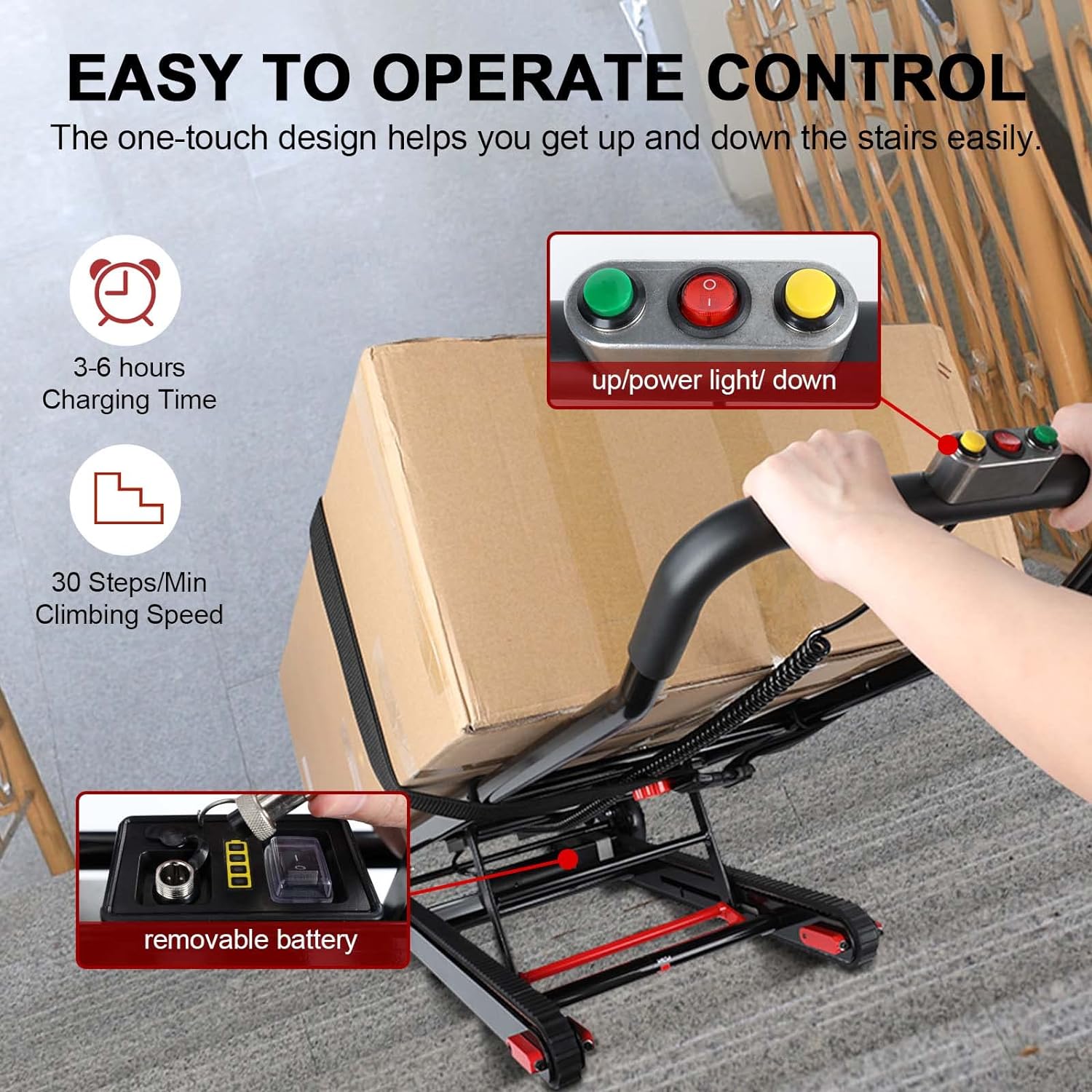 Electric Stair Climing Cart