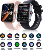 [All day monitoring of heart rate and blood pressure] Bluetooth fashion watch