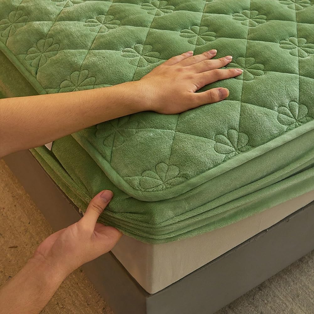 💝𝗧𝗼𝗱𝗮𝘆'𝘀 𝗦𝗽𝗲𝗰𝗶𝗮𝗹𝘀💝Buy 1 Get 2 Free💥Milk fleece Mattress Protector