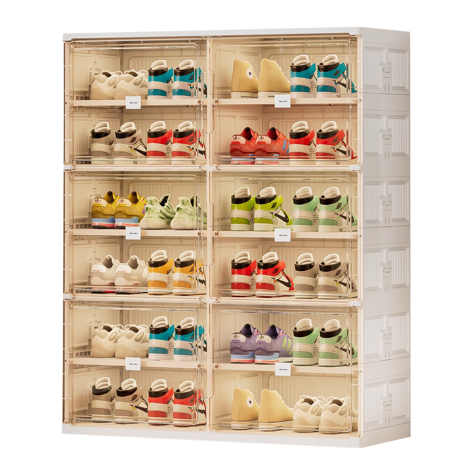 💥Clearance Sale💥Buy 2 Get 2 Free 🔥Foldable Shoe Rack Shoe Box for Closet Entryway