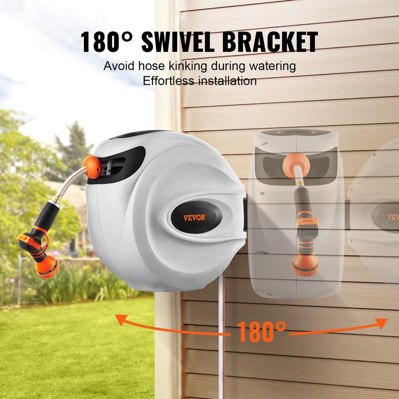 💝𝗧𝗼𝗱𝗮𝘆'𝘀 𝗦𝗽𝗲𝗰𝗶𝗮𝗹𝘀💝Buy 2 Get 2 Free💥VEVOR Retractable Hose Reel Main image