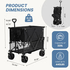 💥Clearance Sale💥400L Folding Wagon Cart for Camping and Outdoor Use
