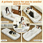 💥 Clearance Sale - Human Dog Bed 🛋️✨ Adjustable Lounge 🐶