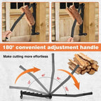 Wall Mounted Firewood Kindling Splitter