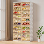 💥Clearance Sale💥Buy 2 Get 2 Free 🔥Foldable Shoe Rack Shoe Box for Closet Entryway