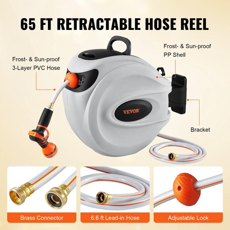 💝𝗧𝗼𝗱𝗮𝘆'𝘀 𝗦𝗽𝗲𝗰𝗶𝗮𝗹𝘀💝Buy 2 Get 2 Free💥VEVOR Retractable Hose Reel