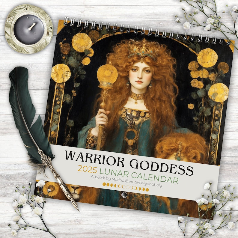 Warrior Goddess 2025 Moon Phase Calendar Main image