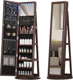 💝𝗧𝗼𝗱𝗮𝘆'𝘀 𝗦𝗽𝗲𝗰𝗶𝗮𝗹𝘀💝Buy 2 Get 2 Free💥Full Length Mirror Jewelry Armoire with LED Lights