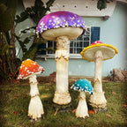 🍄Glowing Mushroom | Hand Painted Art | Garden Decoration