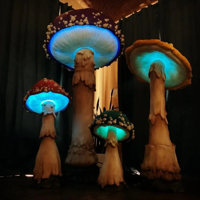 🍄Glowing Mushroom | Hand Painted Art | Garden Decoration