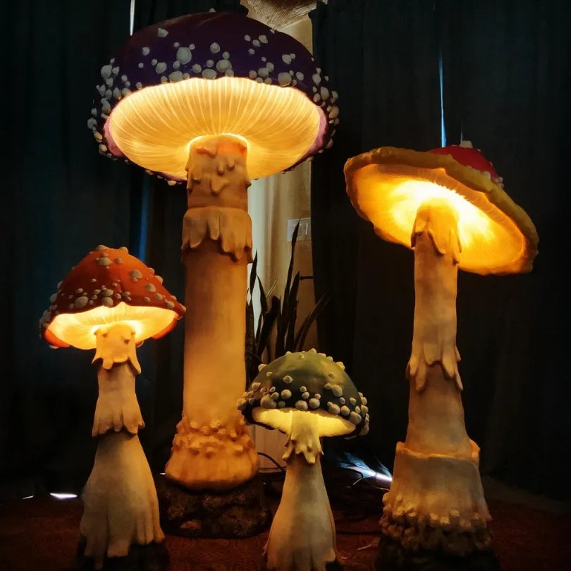 🍄Glowing Mushroom | Hand Painted Art | Garden Decoration