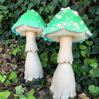 🍄Glowing Mushroom | Hand Painted Art | Garden Decoration