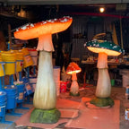 🍄Glowing Mushroom | Hand Painted Art | Garden Decoration