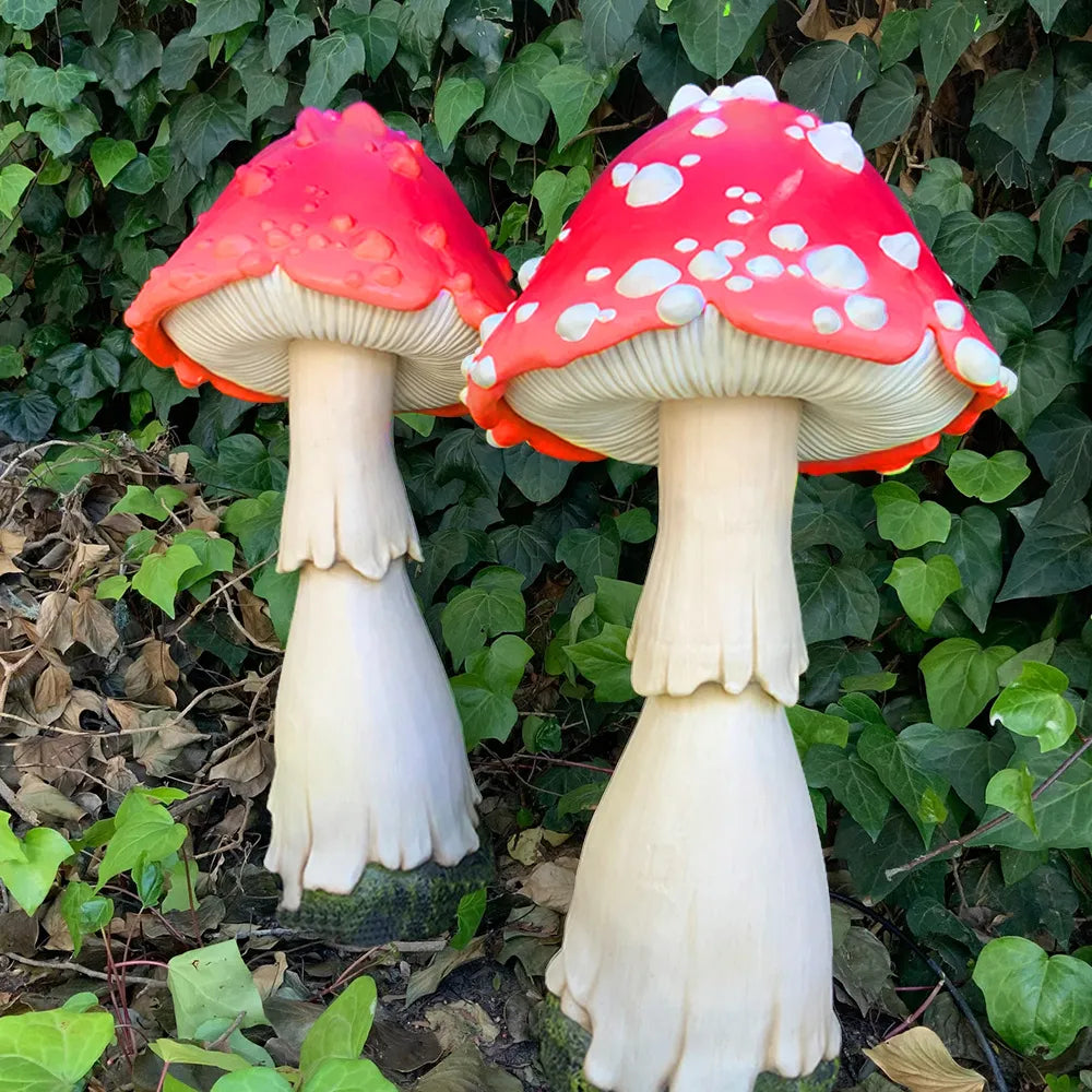 🍄Glowing Mushroom | Hand Painted Art | Garden Decoration
