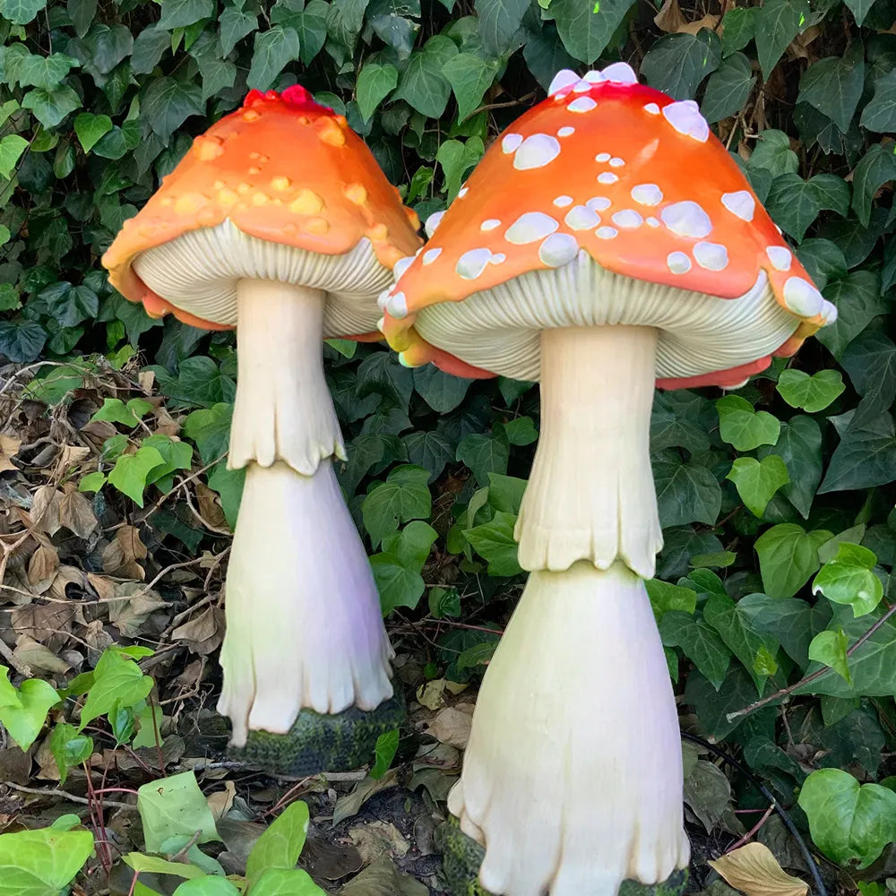 🍄Glowing Mushroom | Hand Painted Art | Garden Decoration
