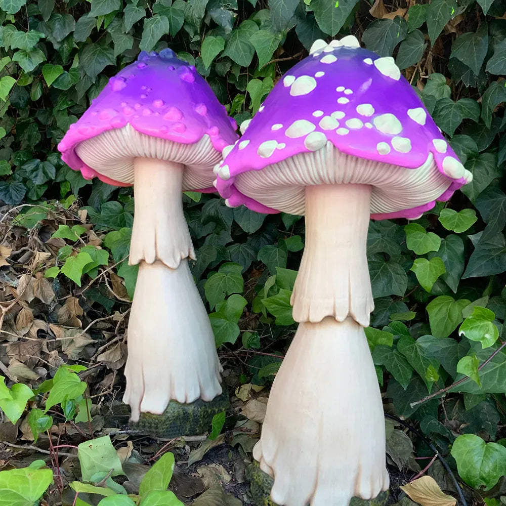 🍄Glowing Mushroom | Hand Painted Art | Garden Decoration
