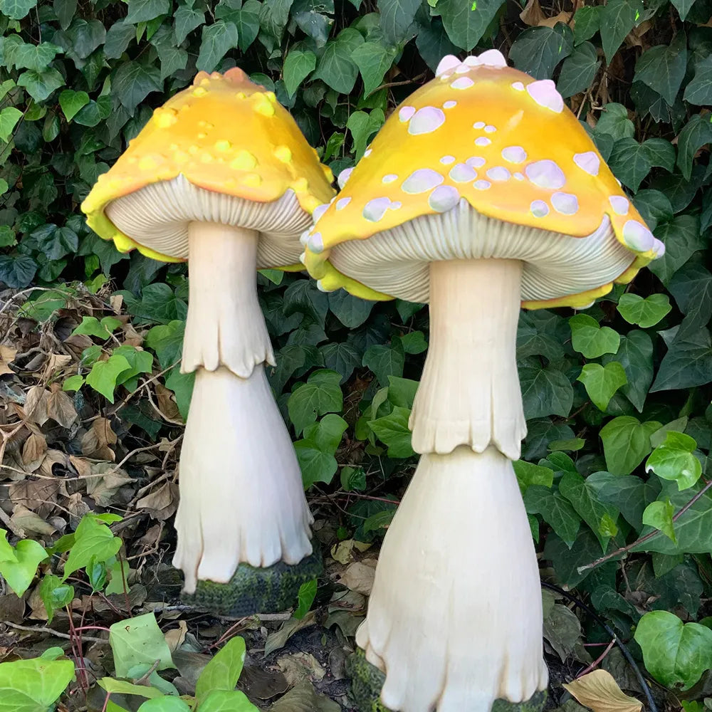 🍄Glowing Mushroom | Hand Painted Art | Garden Decoration