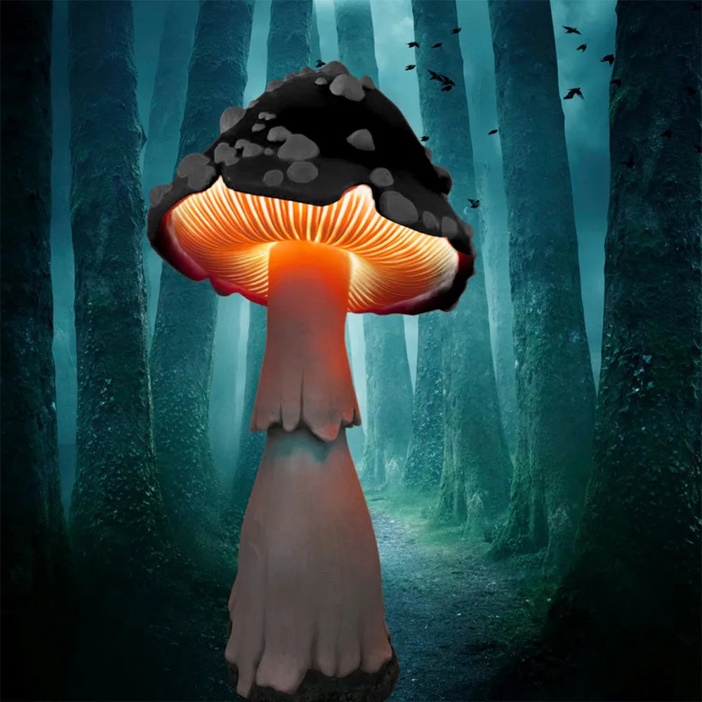 🍄Glowing Mushroom | Hand Painted Art | Garden Decoration