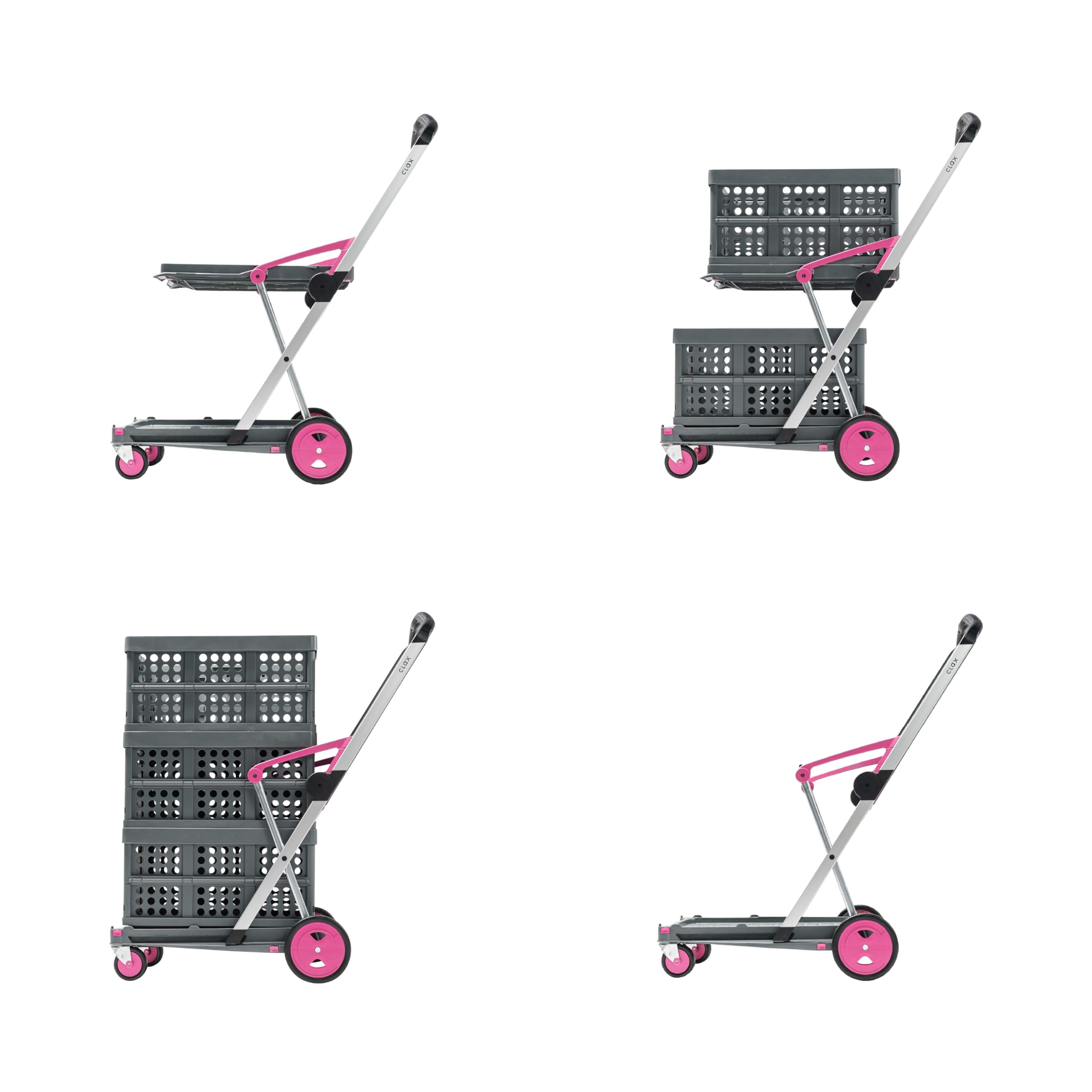 ✨𝑺𝒑𝒆𝒄𝒊𝒂𝒍𝒔 𝑺𝒂𝒍𝒆🎁High-Capacity Folding Shopping Cart with Wheels
