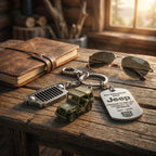 Jeep 85th Anniversary Keychain