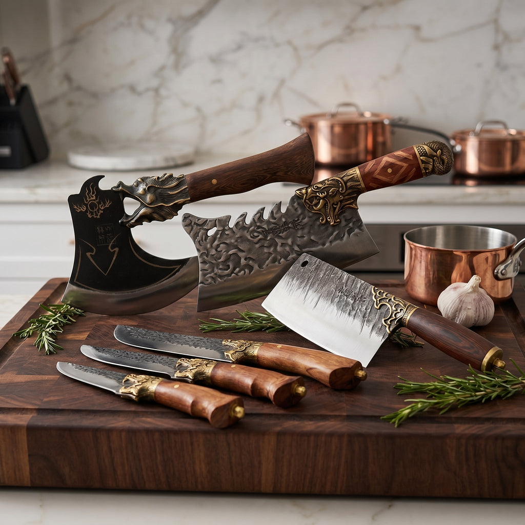 Longquan Knives 7 Pcs Set: The Ultimate Culinary Companion