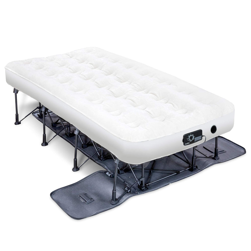 💝Last Day Clearance Sale-Air Mattress with Frame & Rolling Case