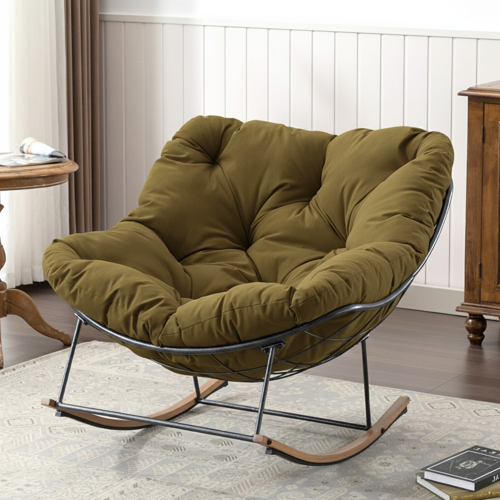 💥Clearance Sale💥Buy 2 Get 2 Free 💝Patio Oversized Upholstered Rocker Chair