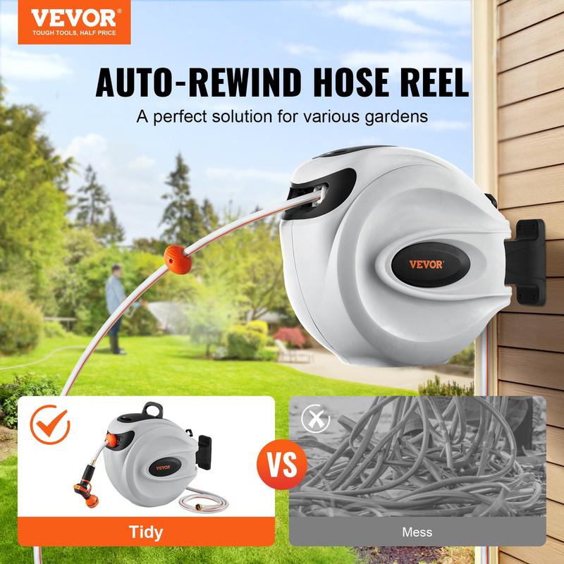 💝𝗧𝗼𝗱𝗮𝘆'𝘀 𝗦𝗽𝗲𝗰𝗶𝗮𝗹𝘀💝Buy 2 Get 2 Free💥VEVOR Retractable Hose Reel