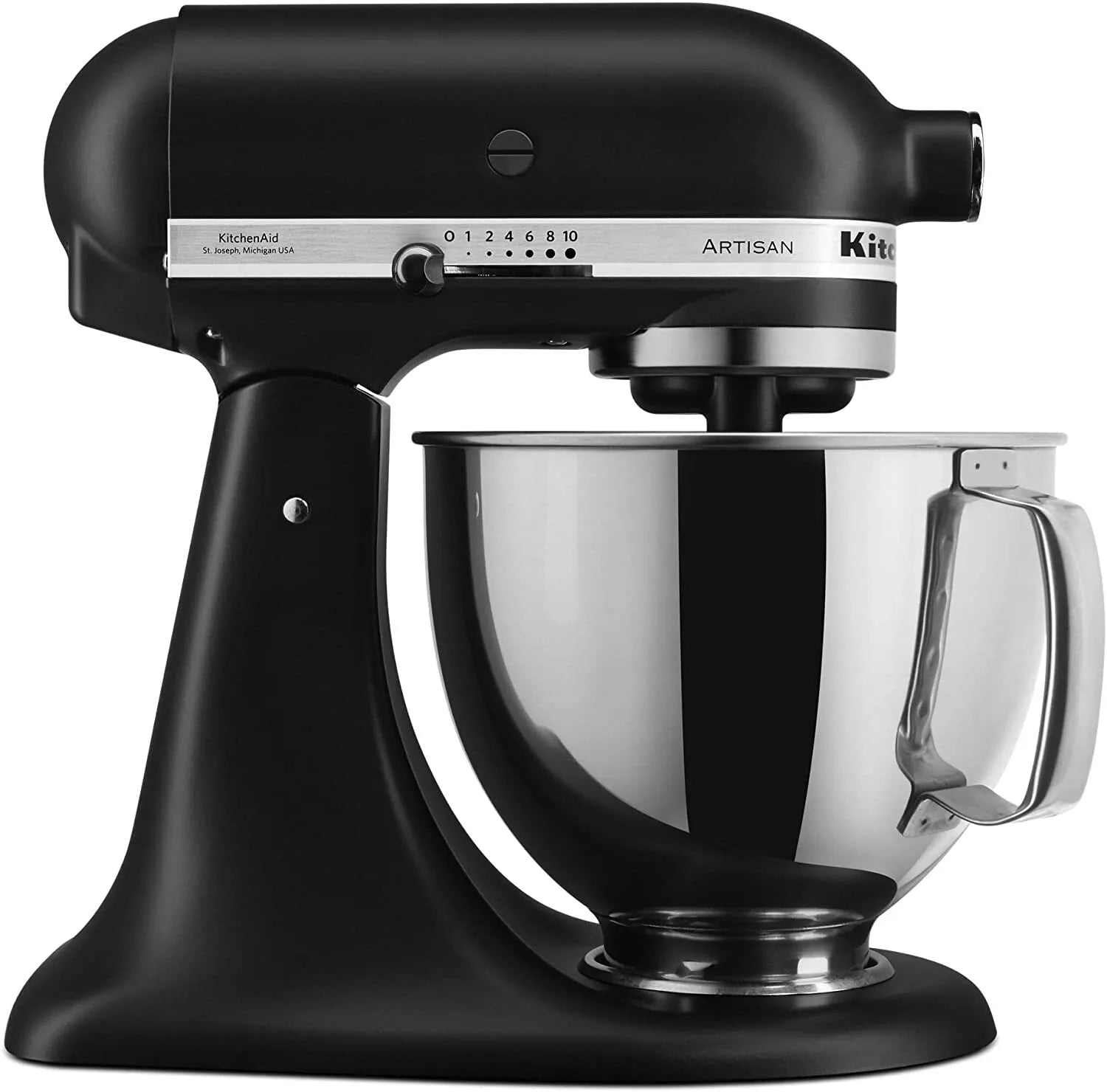 🔥SALE🔥 Tilt-Head Stand Mixer with Pour Fender, 5-Quart Stainless Steel Bowl Main image