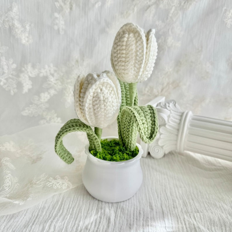 Handcrafted Tulips For Gift Secondary image